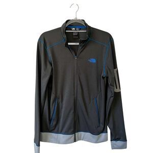 The North Face Jacket Men's Small Mountain Athletics Full Zip Mid Layer Charcoal